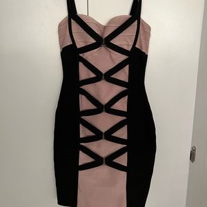 Bandage crisscross dress